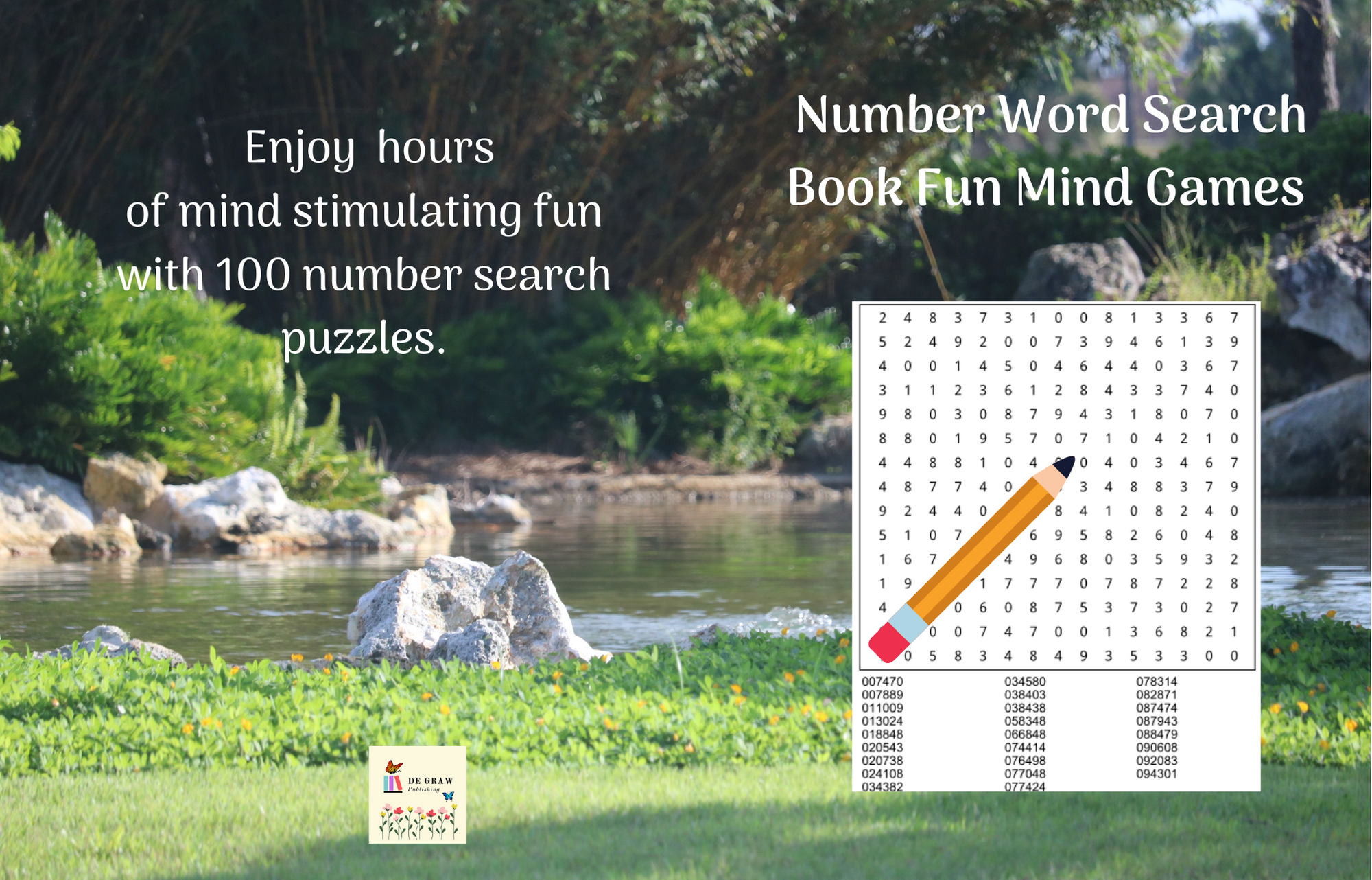 8.5 by 11 128 Number Word Search Book Fun Mind Games(1)