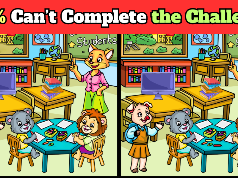 Can Your Brain Spot the Difference or Will it be Left Behind? Back to School&nbsp;Challenge